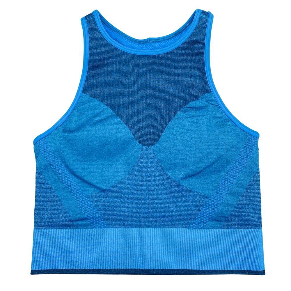 LULULEMON Seamless Mesh Supportive Training Tank Top Sz 4 Poolside - Picture 4 of 6